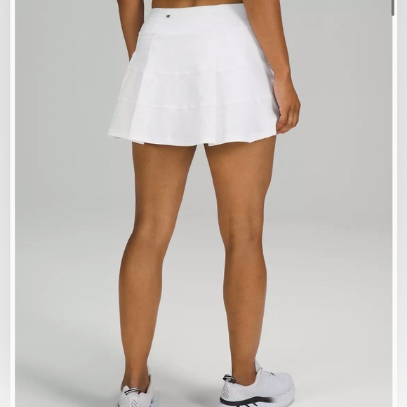 LULU LEMON WHITE PACE RIVAL SKIRT - Picture 2 of 7